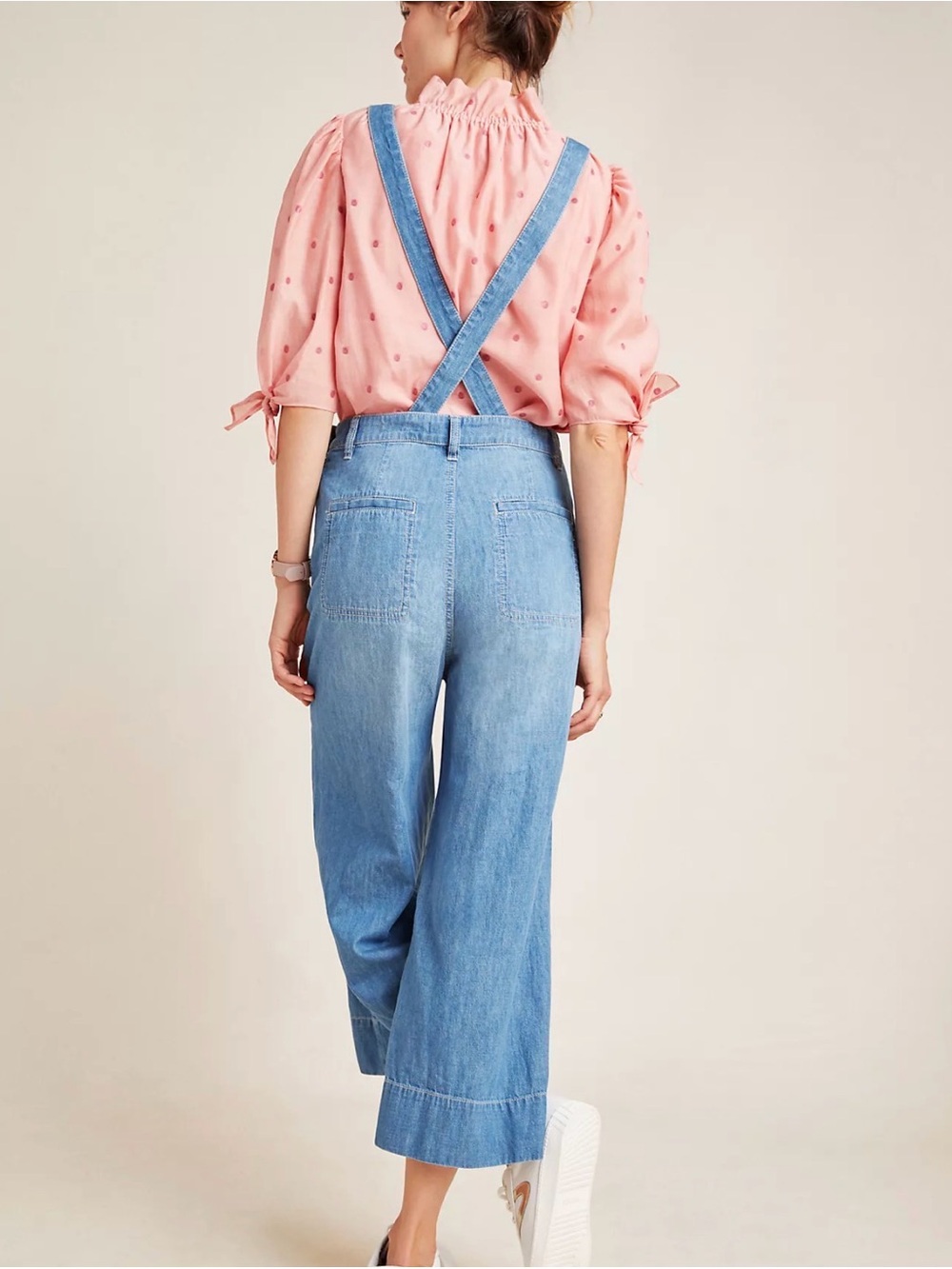 Pilcro by Anthropologie Wide Leg Denim Jumpsuit - Picture 2 of 10